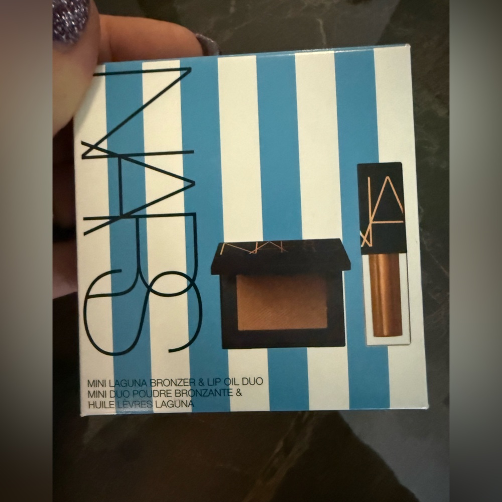 New! NARS Mini Laguna Bronzer & Lip Oil Duo - Picture 3 of 3
